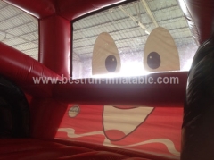 Commercial Inflatable Fire Truck Bouncer House