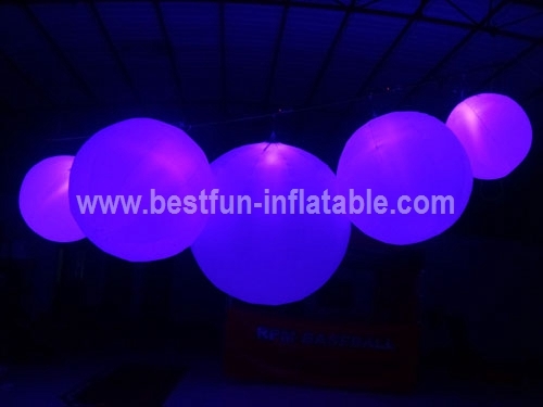 Exhibition Spheres Inflatable Led Lighting