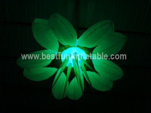 Hanging Inflatable LED Flower Decorations