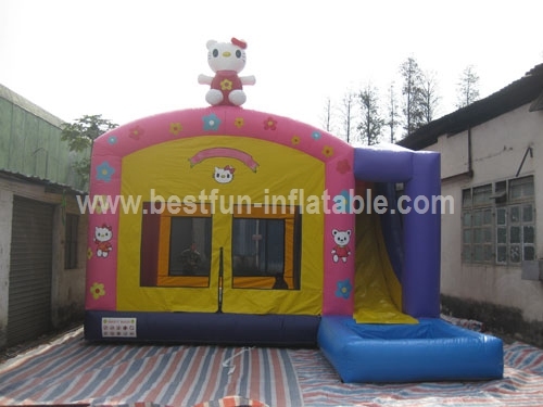 Hello Kitty Inflatable Amusement Bouncer Combo