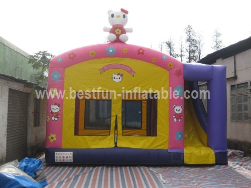 Hello Kitty Inflatable Amusement Bouncer Combo