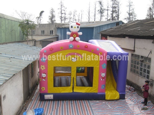 Hello Kitty Inflatable Amusement Bouncer Combo