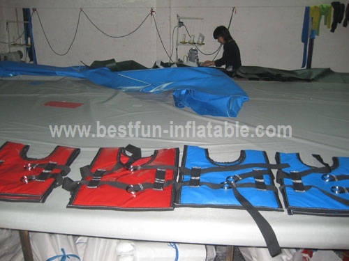 Inflatable Bungee Run Sport Game Harness