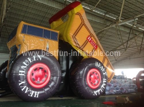 Inflatable Heavy Haulin Dump Truck Slide