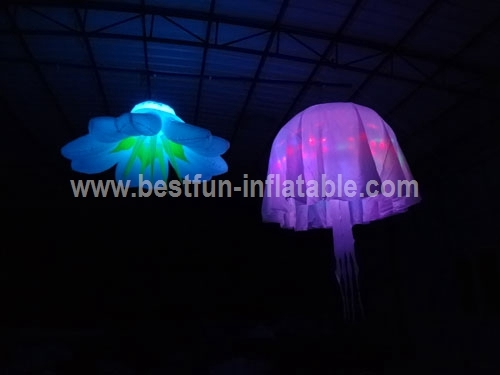 Inflatable Jellyfish LED Party Decorations Light