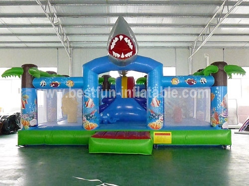 Inflatable Shark Bite Jumper / Bounce House