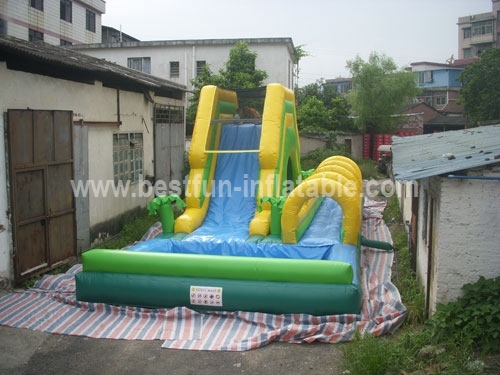 Inflate Water Slide with Slip n Pool