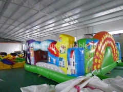 Interactive Inflatable Obstacle Course Fun Park
