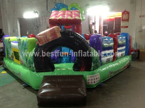 Kids Zone Inflatable Farm Themed Obstacle Course