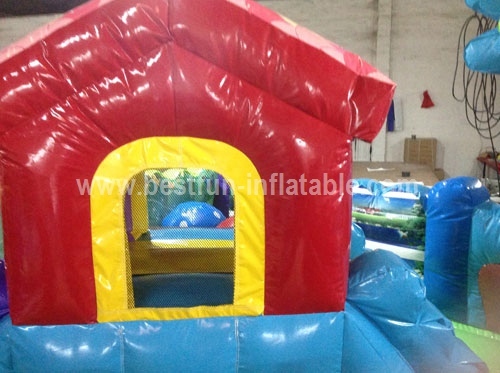 Kids Zone Inflatable Farm Themed Obstacle Course