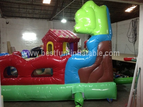 Kids Zone Inflatable Farm Themed Obstacle Course