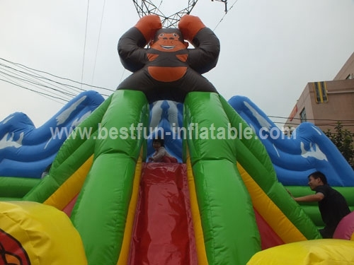 Large Inflatable Jungle Bounce Playgrounds