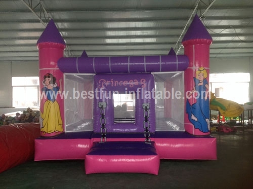 Pink Princess Inflatable Bouncer