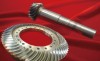 Spiral bevel gear and gear shaft