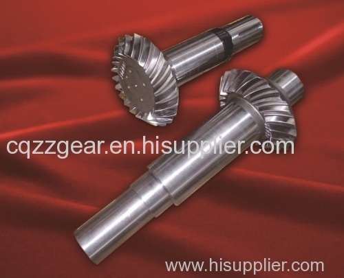 Spiral bevel gear shafts