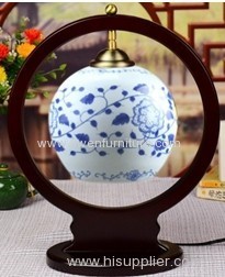 Chinese antique porcelain lamps