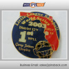 1 inch custom high quality metal hard enamel lapel pin/ Gold plating for lapel pin/pin badge