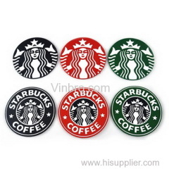 VinBRO Starbucks Silicone Coasters Cork/Bamboo/Pallet/Natural Stone/Wooden Cup Coaster