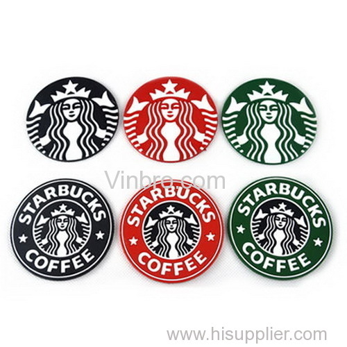 VinBRO Starbucks Silicone Coasters Cork/Bamboo/Pallet/Natural Stone/Wooden Cup Coaster
