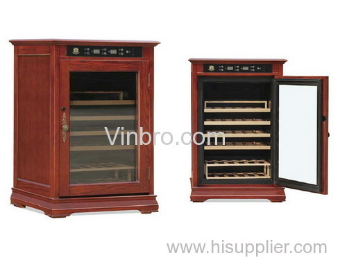 VinBRO Classic Wooden Electric Cigar Hum-idor Cabinet Temperature&Humidity Control Display Cabinets Digital Controller