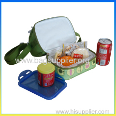 Fahion hot sale zipper office bag lunch insulated cooler bag