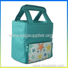 Whole sale zipper opening lunch bag travel picnic cooler bag