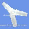 PVDF Plastic Y Connector 3/16" Three Way Pipe Joint For Beauty Machine