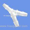 1/8" plastic Joint Y type hose connector , 3 way piping fitting