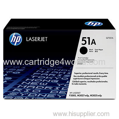 China Supplie 7551A Genuine Original Laser Black Toner Cartridge For Hp