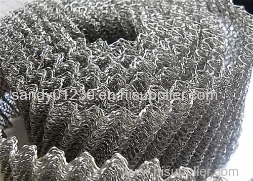 Corrugated type knitted wire mesh(Anping manufacturer)