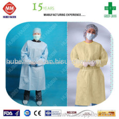 Disposable Isolation Gown with Elastic Cuff