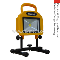 rechargeable cordless led work light with stand 20W COB LED