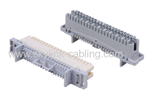 with metal clip 10 pair LSA IDC belconn design connection module