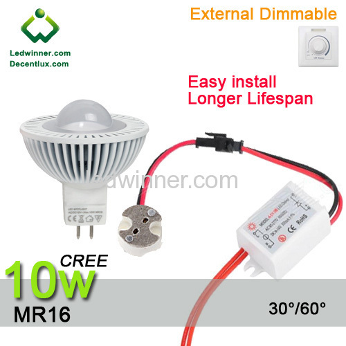 mr16 led bulbs dimmable 10w spotlight CREE