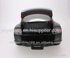 Portable mini car speaker with TF, USB and FM radio