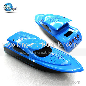 New design mini ship speaker with LED screen & USB/FM/TF Card