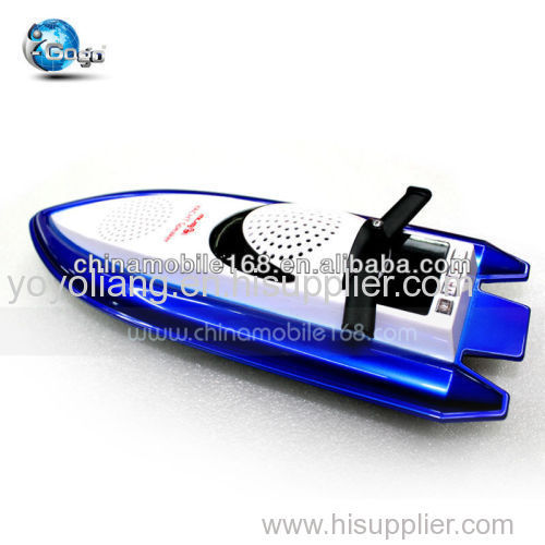 New design mini ship speaker with LED screen & USB/FM/TF Card