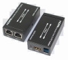 HDMI Extender Over Dual 30m UTP Cables with IR Control