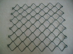 galvanized chain link fence