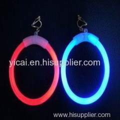 Fashionable glow earrings for long lasting glow supplies