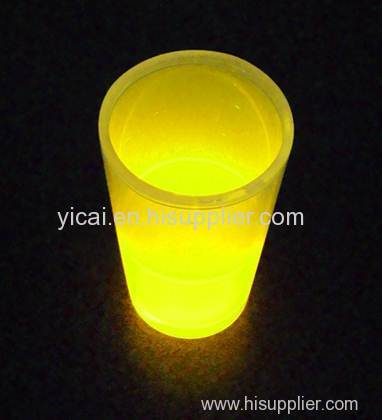 glow cup flashing cup of chemicals