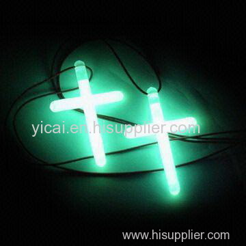 Bright glow cross necklace glow jewelry accessories