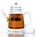 Wholesales high quality double wall glass teapots