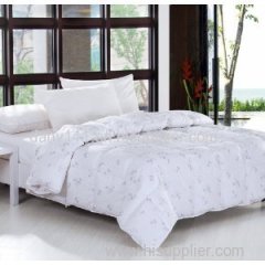 Washed White Duck Down Feather Filled Duvet, Comforter, Insert