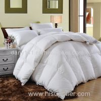 Washed White Duck Down Feather Filled Duvet, Comforter, Insert