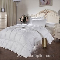 Washed White Duck Down Feather Filled Duvet, Comforter, Insert