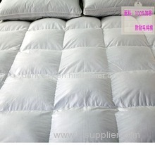 Washed White Duck Down Feather Filled Duvet, Comforter, Insert