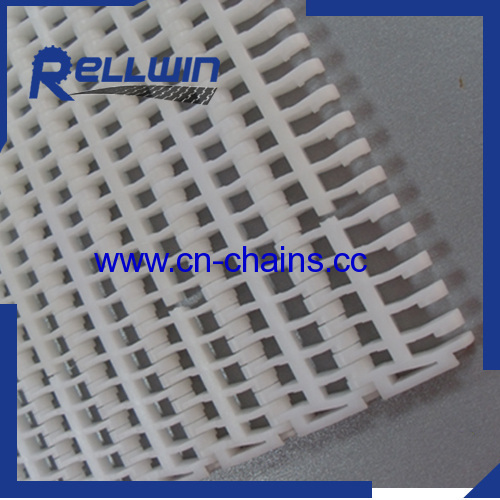 plastic modular conveyor flush grid straight run