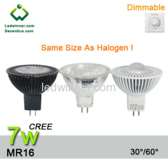 mr16 led dimmable bulbs 7w