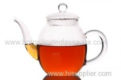 heat resistant single wall glass teapots